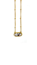 Brown Cowhide Necklace