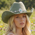 Turquoise Aztec CB Hat