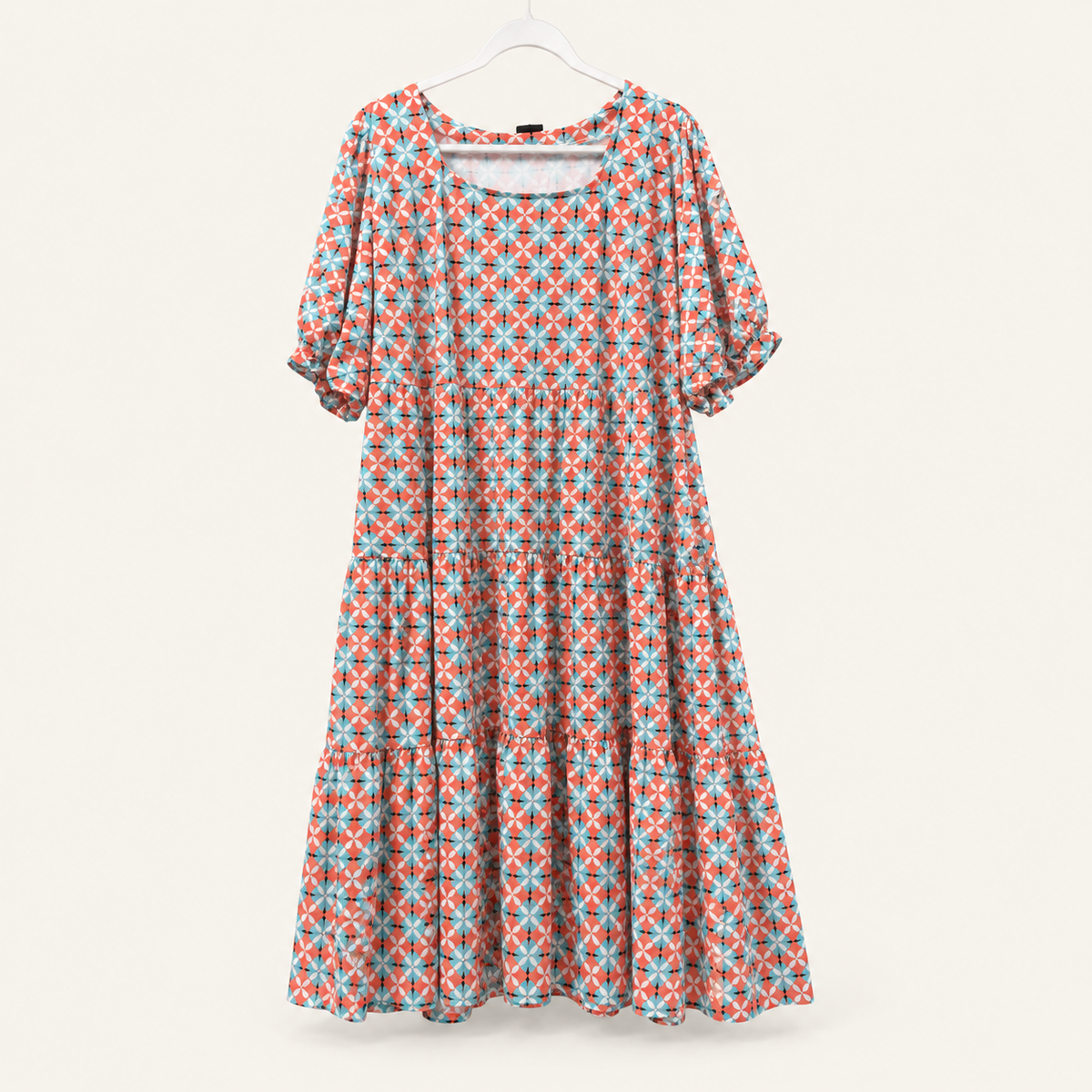 Coral Sky Sunday Dress