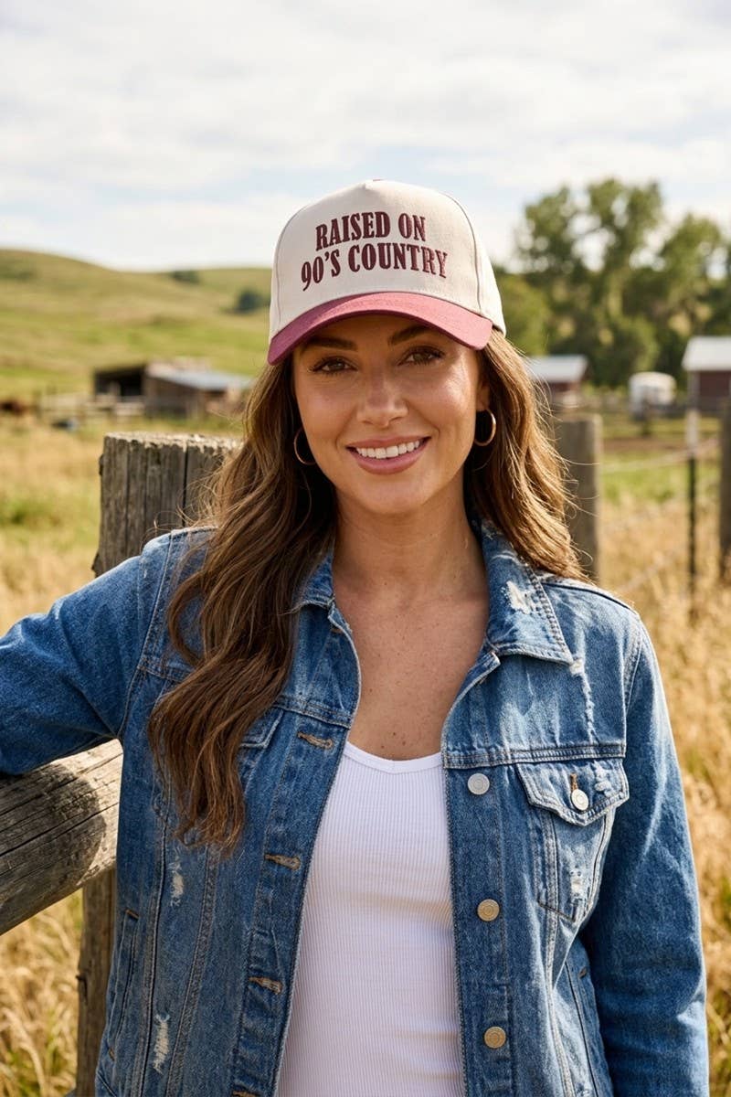 Raised On 90's Country Two Tone Snapback