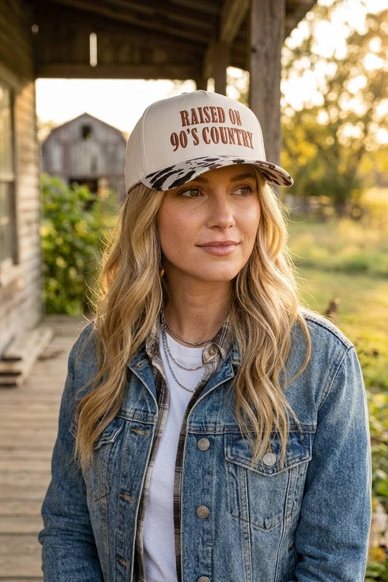 Raised On 90's Country Two Tone Snapback
