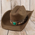 Embroidered Strap With Stone Western Cowboy Hat