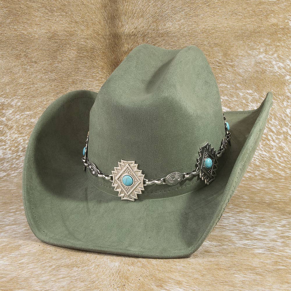 Turquoise Aztec CB Hat