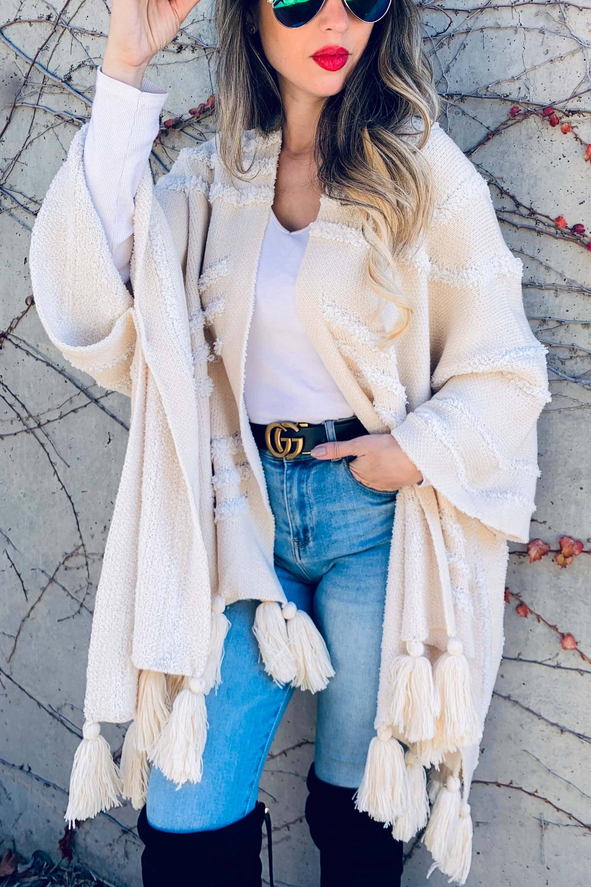 Southern Comfort Tassel Cardigan