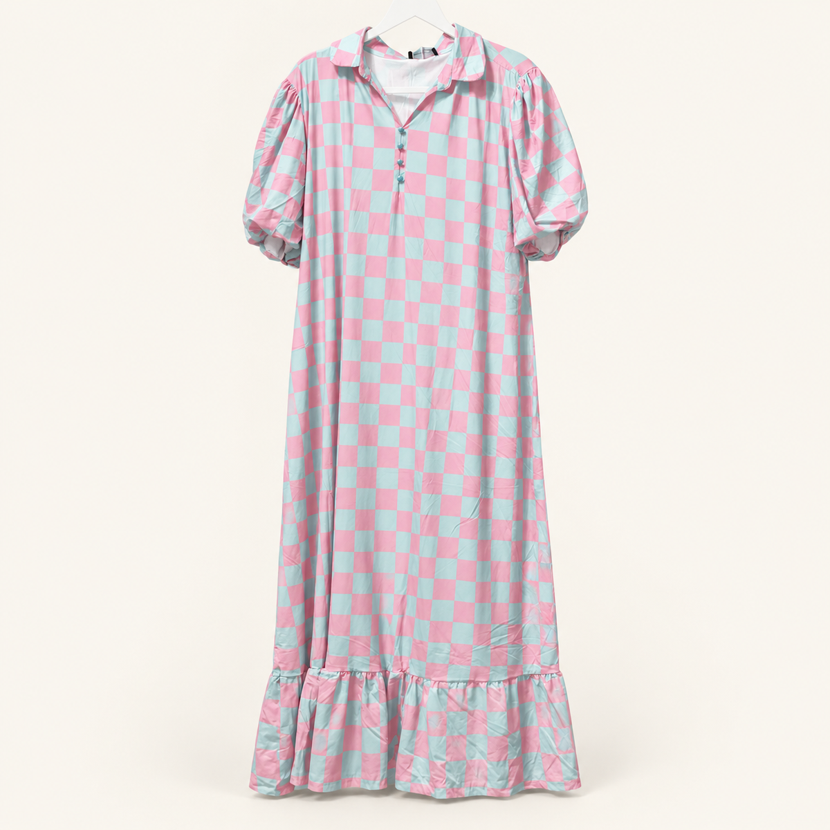 Sweet Southern Checkered Maxi Dress