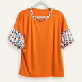 Harvest Trail Puff-Sleeve Top
