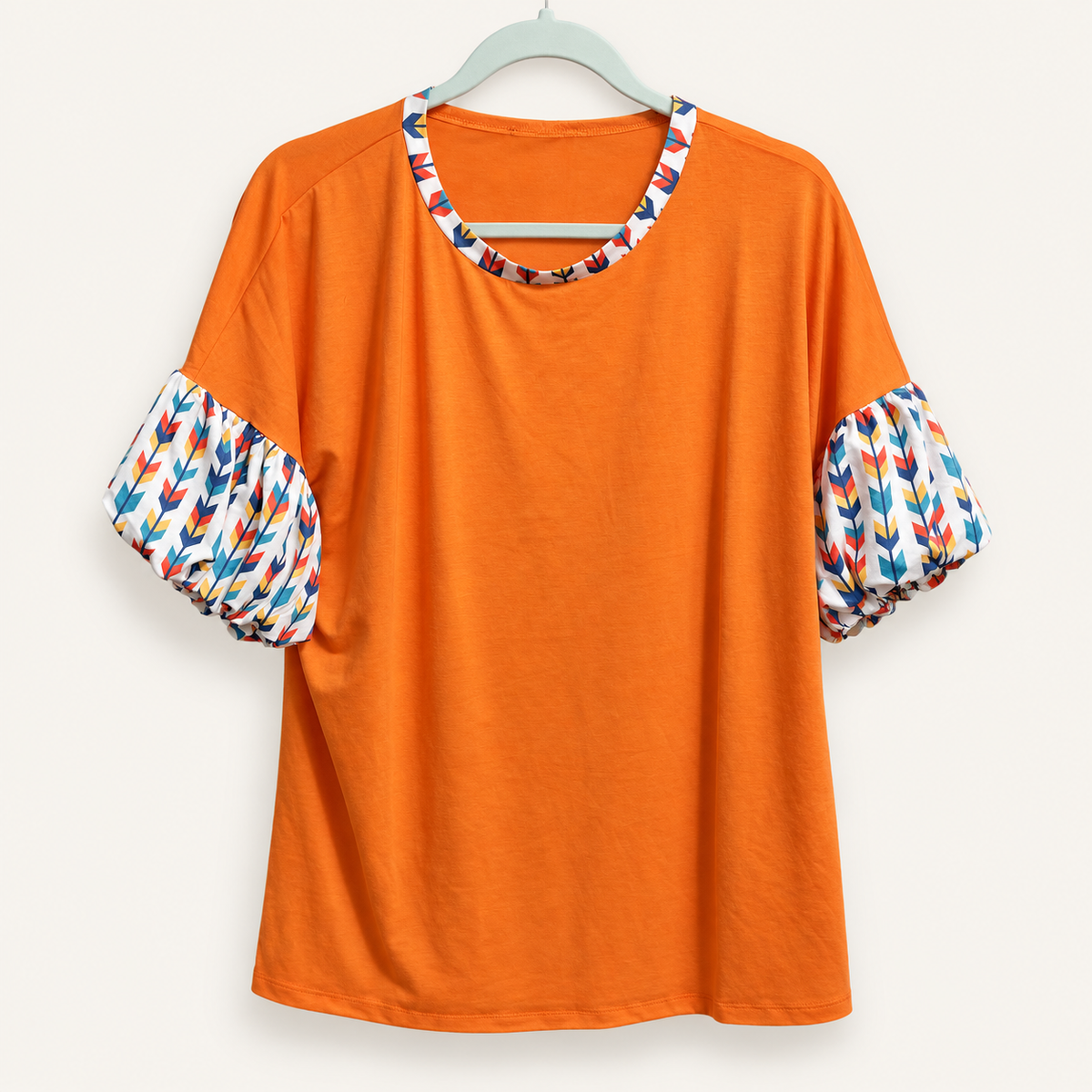 Harvest Trail Puff-Sleeve Top