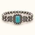 Turquoise Prairie Bloom Bracelet