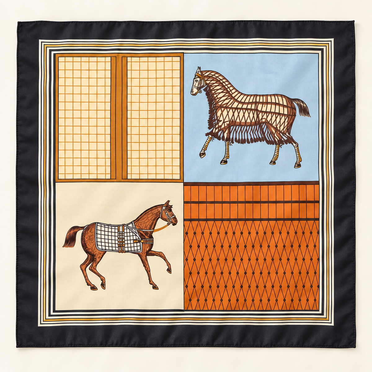 Blue Ridge Bridle Head Scarf