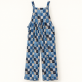 Bluebonnet Backroads Patchwork Overalls