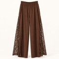 Cocoa Creek Lace-Panel Pants