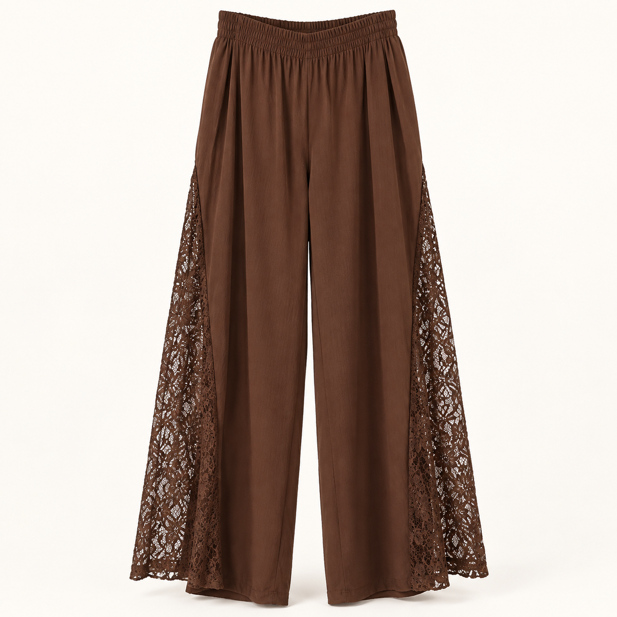 Cocoa Creek Lace-Panel Pants