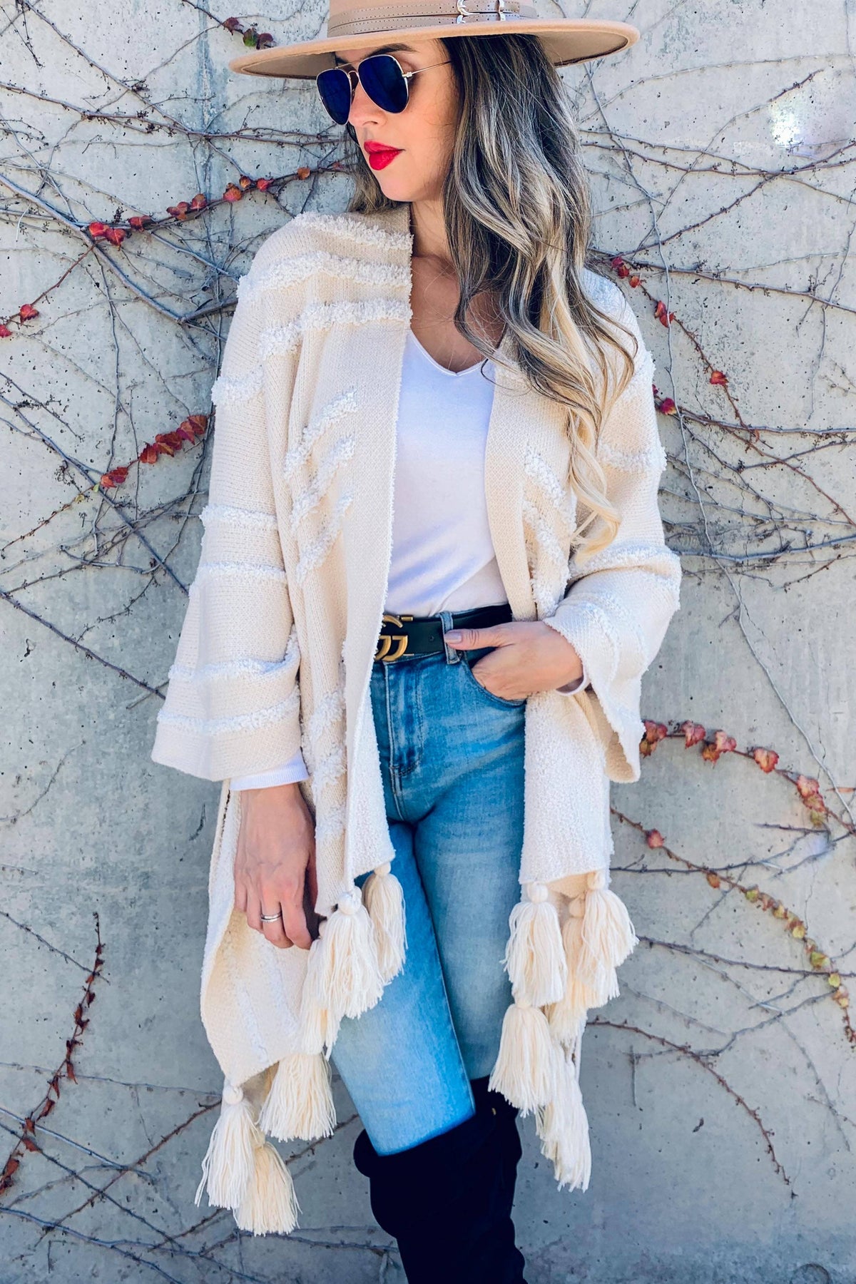 Southern Comfort Tassel Cardigan