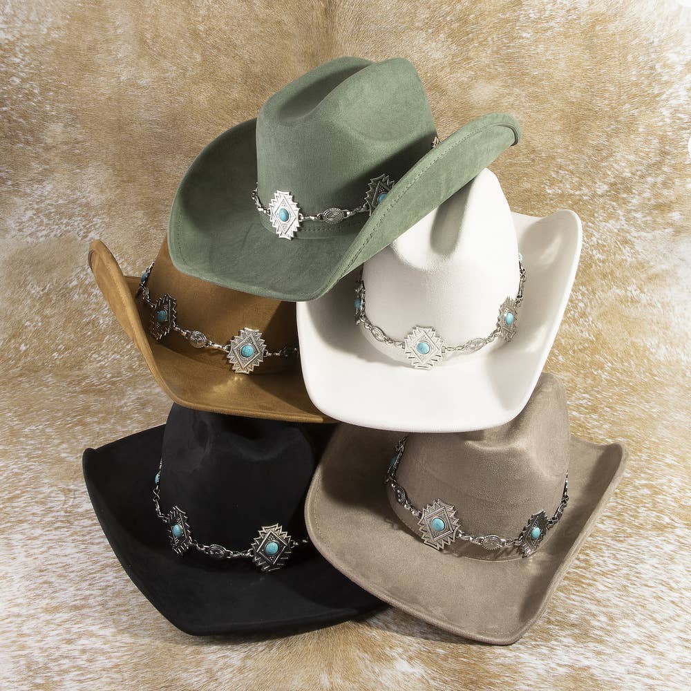 Turquoise Aztec CB Hat