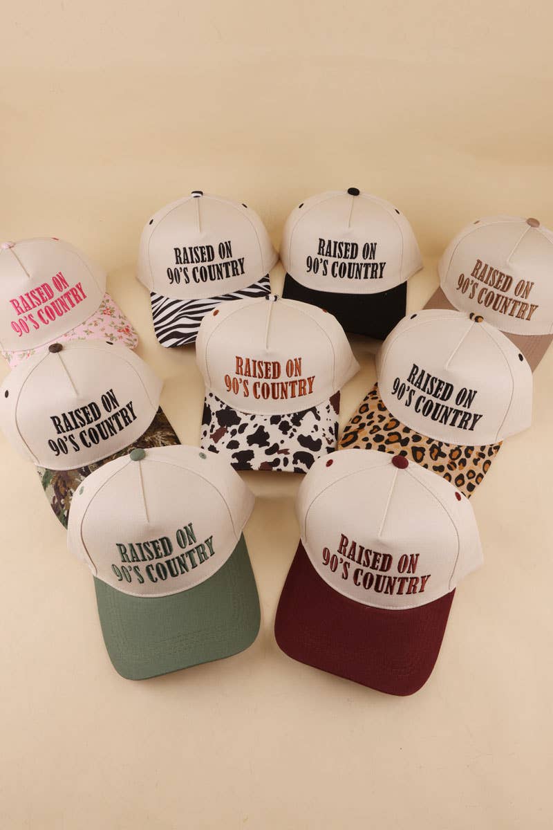 Raised On 90's Country Two Tone Snapback